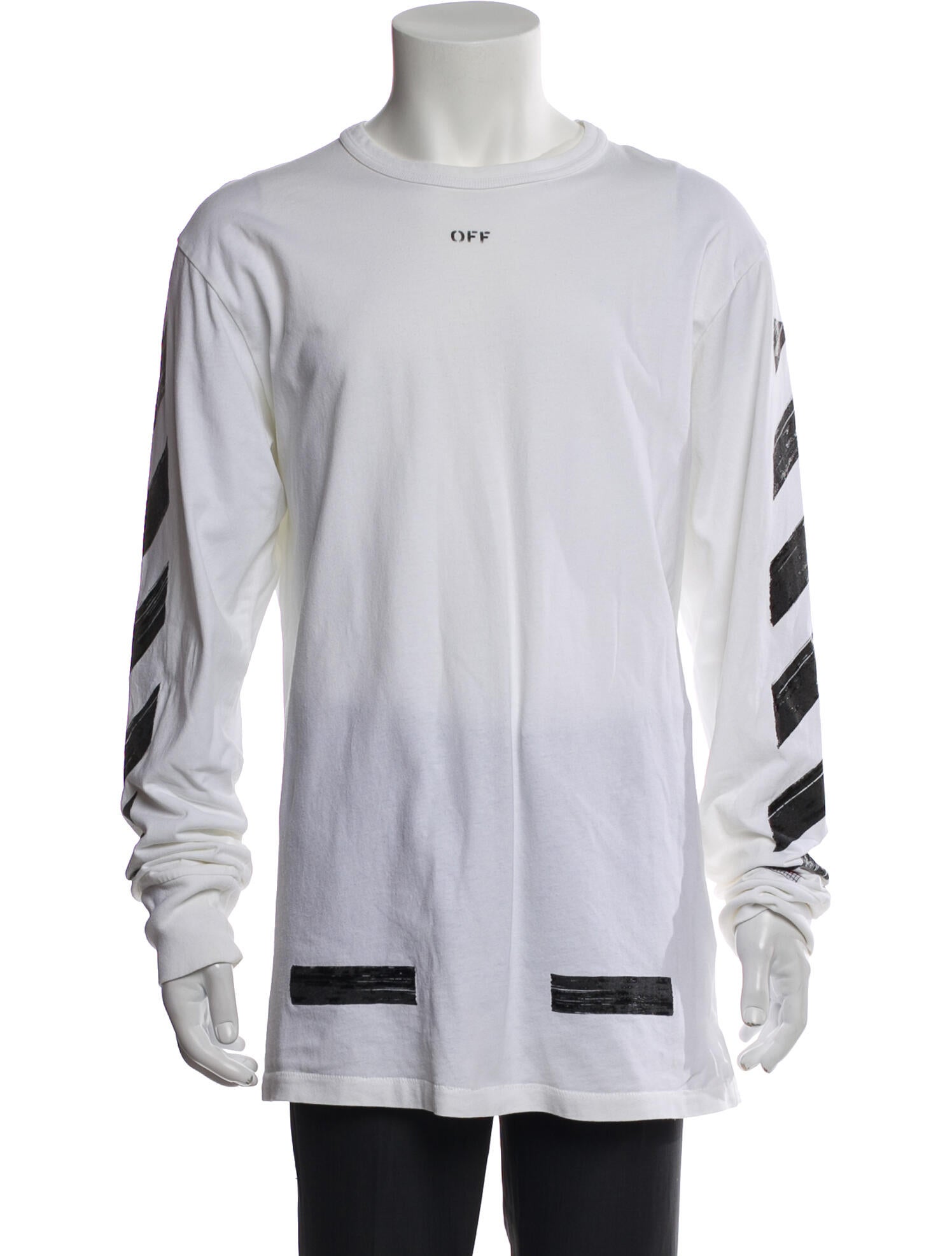Off-White Graphic Print Crew Neck T-Shirt