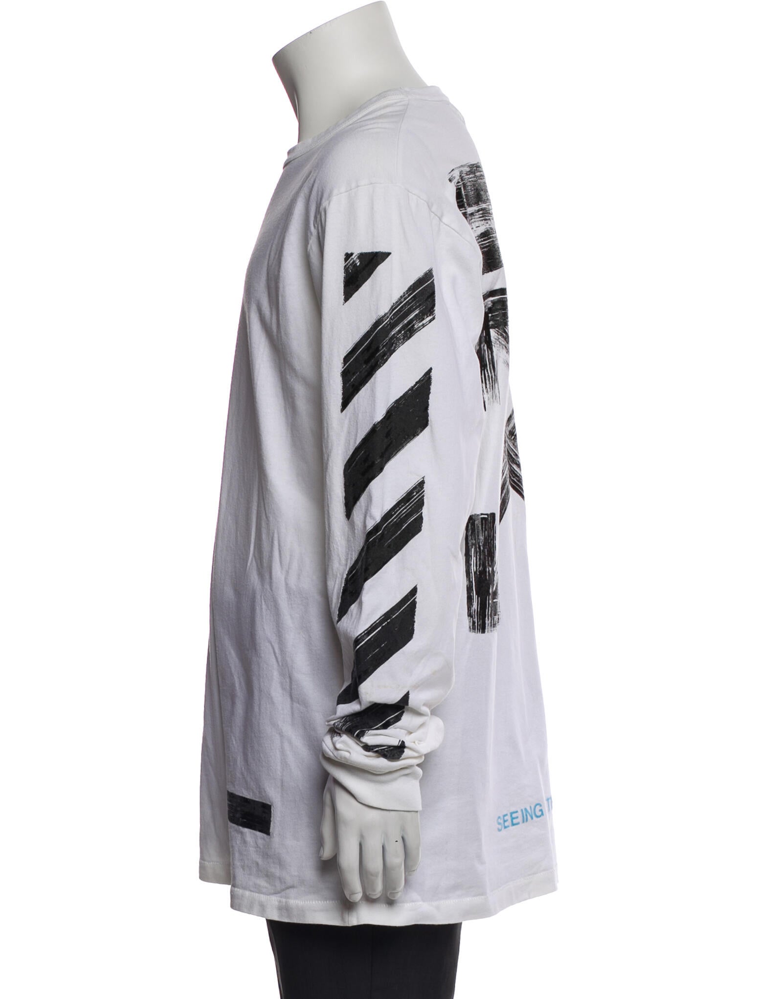 Off-White Graphic Print Crew Neck T-Shirt