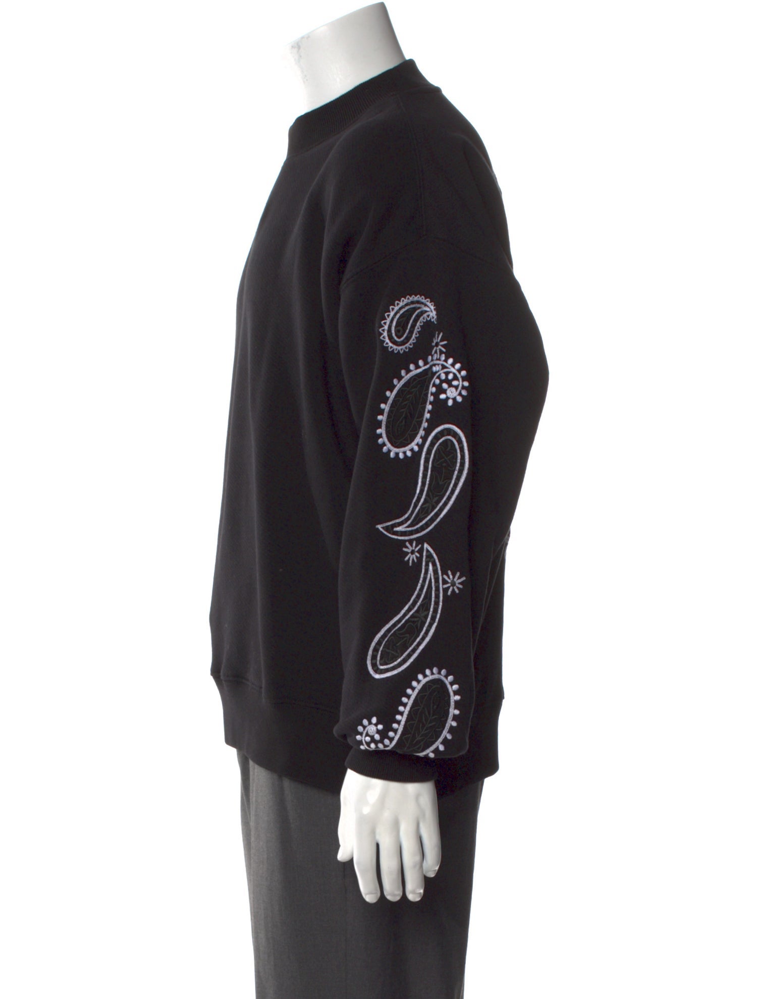 Off-White Paisley Arrows Graphic Print Sweatshirt