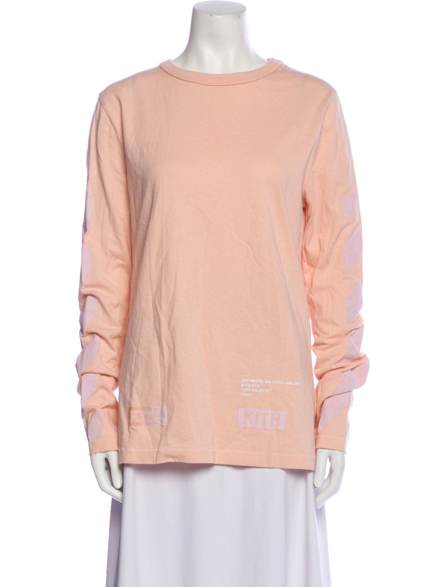 Off-White Off-White x Kith Crew Neck T-Shirt Bateau Neckline Sweatshirt