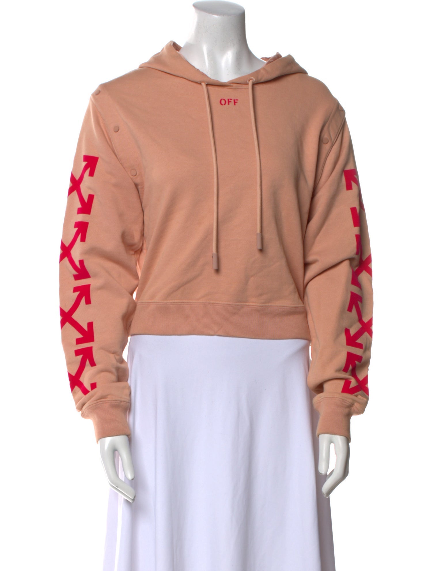 Off-White Arrows Logo Applique Crew Neck Sweatshirt