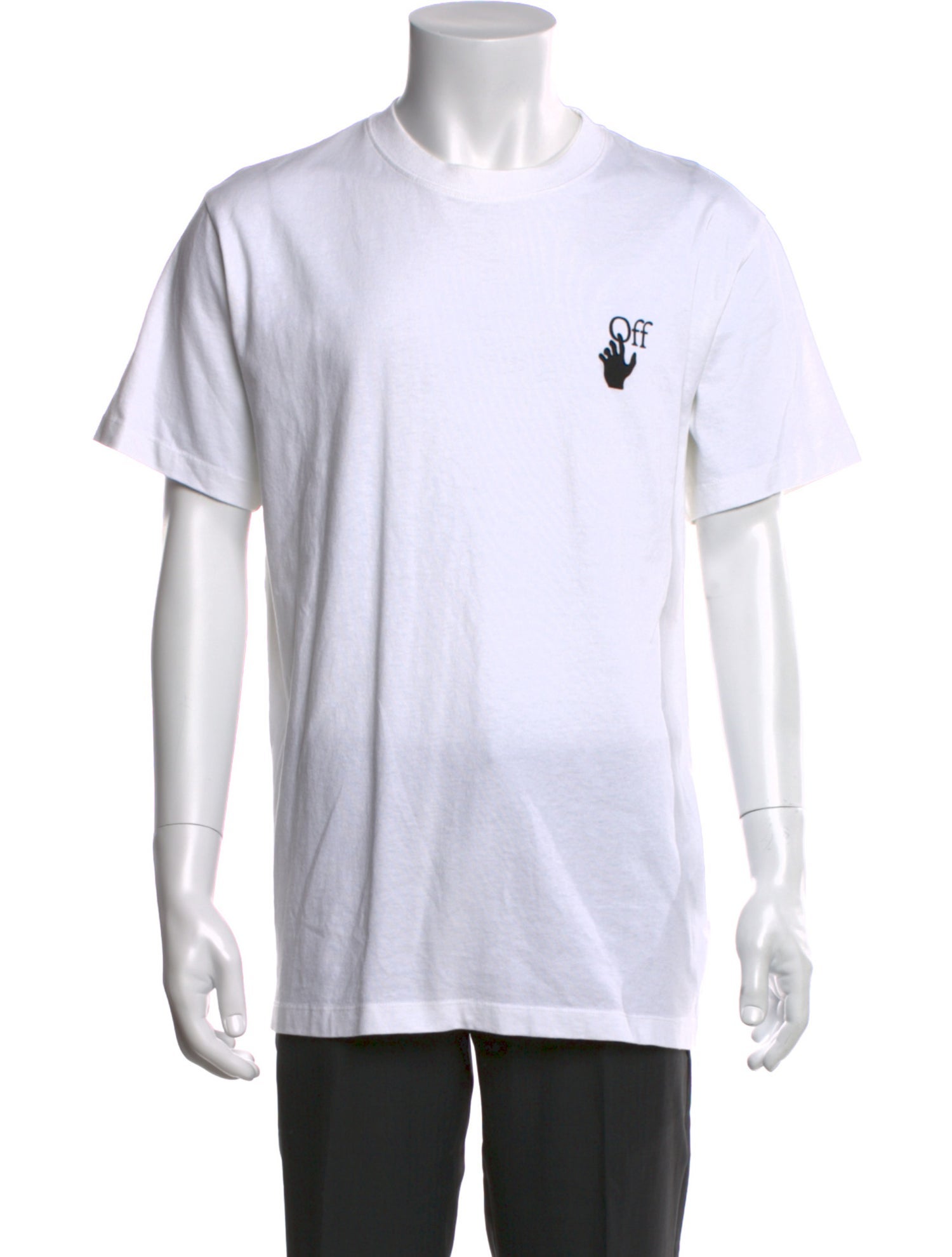 Off-White 2021 Off-White Black Spray Paint Arrow Tee T-Shirt