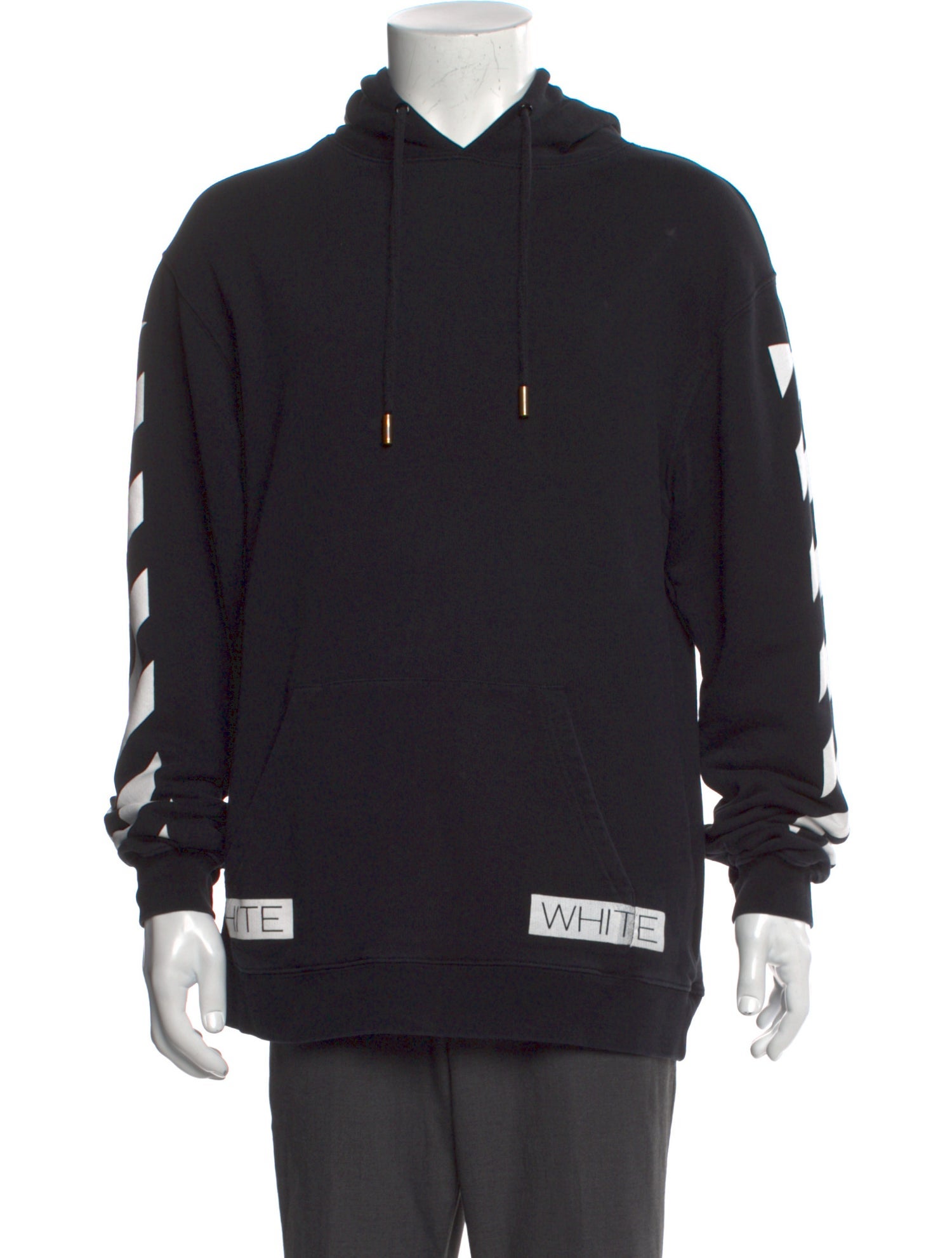 Off-White Diagonals Graphic Print Hoodie