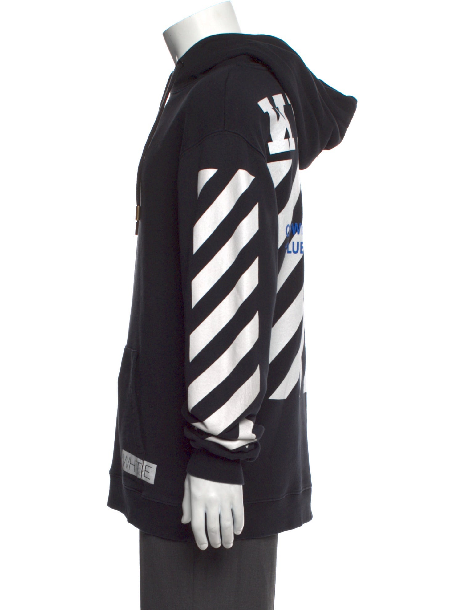Off-White Diagonals Graphic Print Hoodie