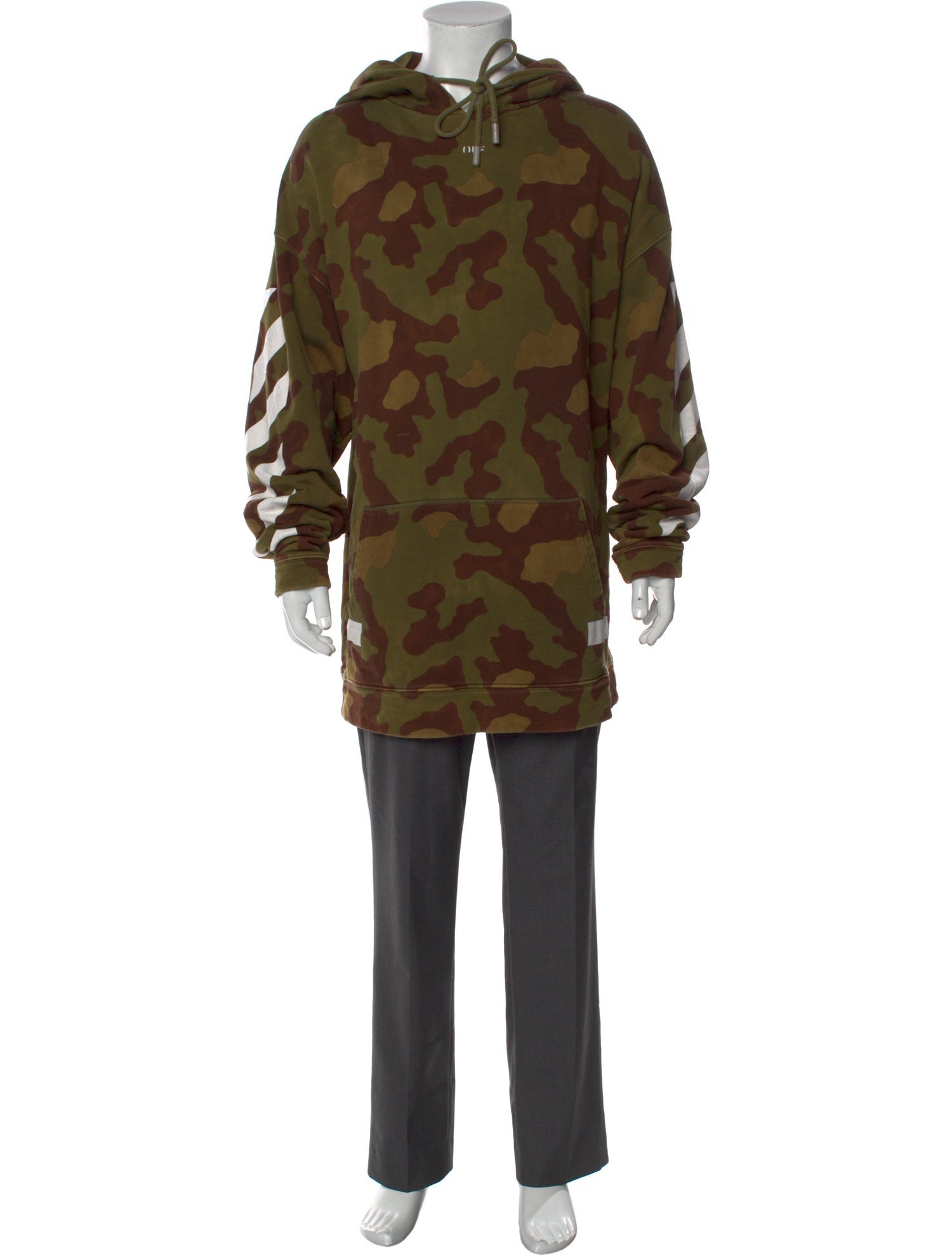Off-White 2017 Diagonals Camo Hoodie
