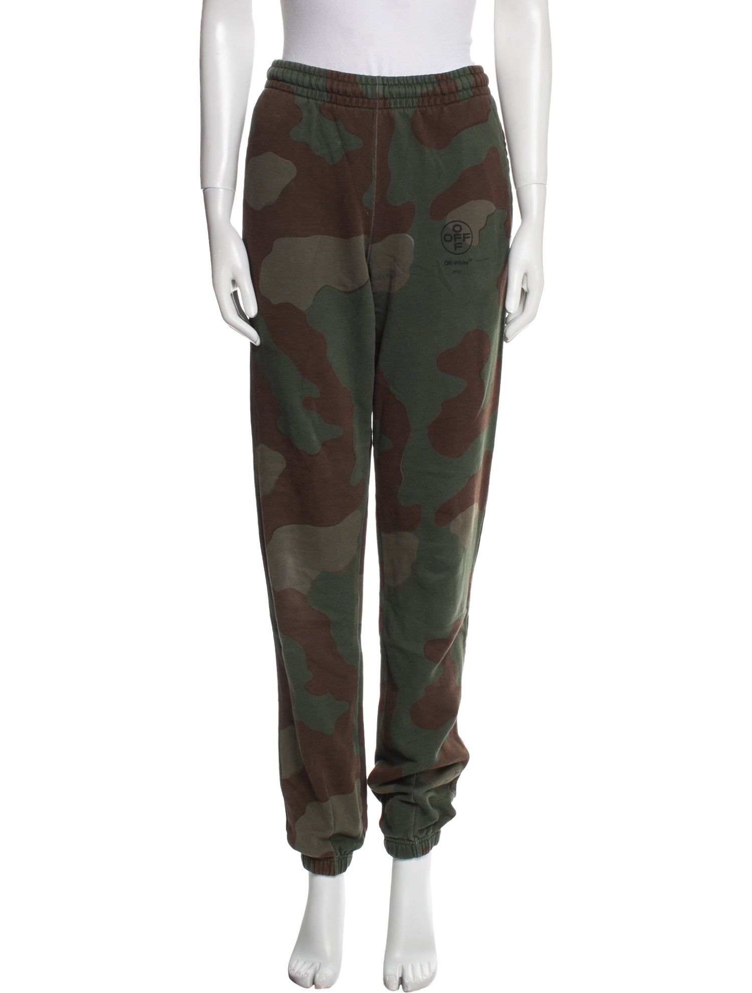 Off-White Camouflage Print Joggers