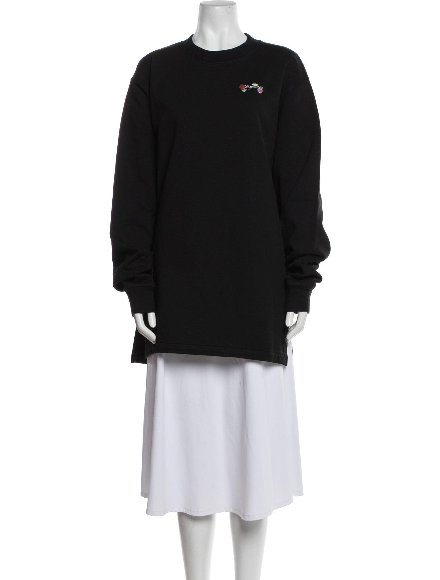 Off-White 2021 Embroidered Logo Sweatshirt