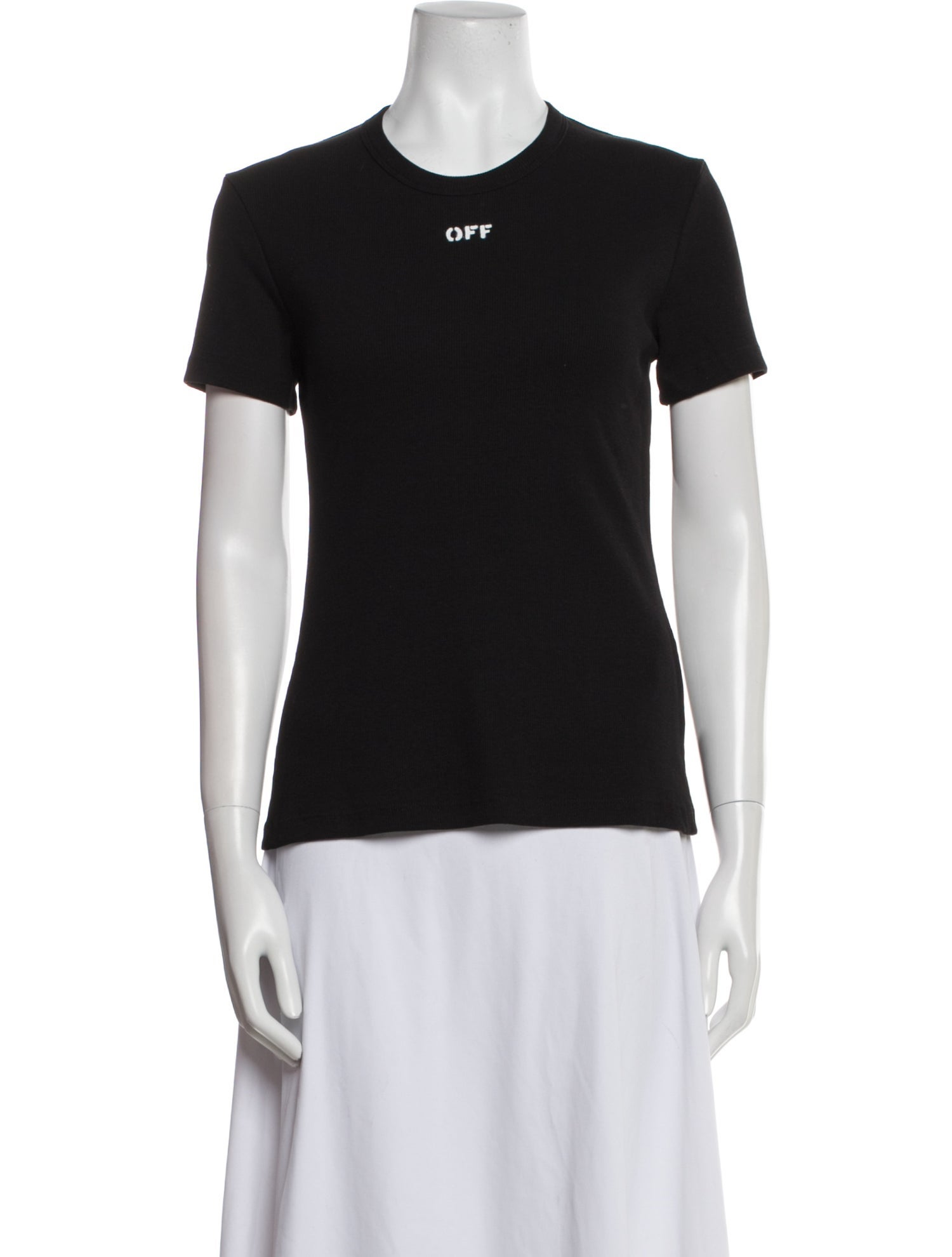 Off-White Crew Neck Short Sleeve T-Shirt w/ Tags