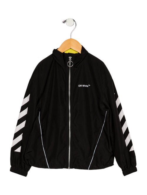 Off-White Toddler Boys' Nylon Logo Jacket
