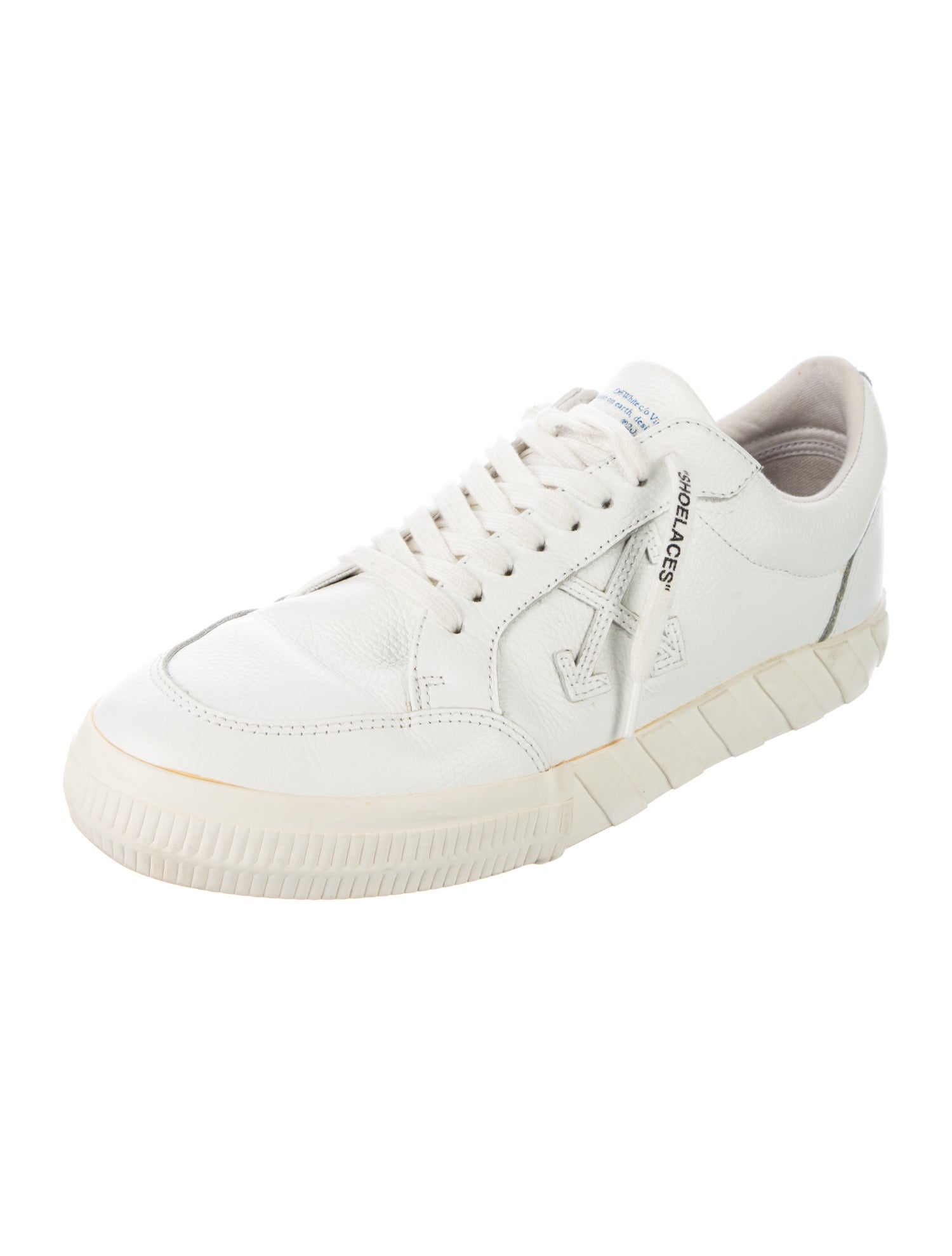 Off-White Leather Sneakers