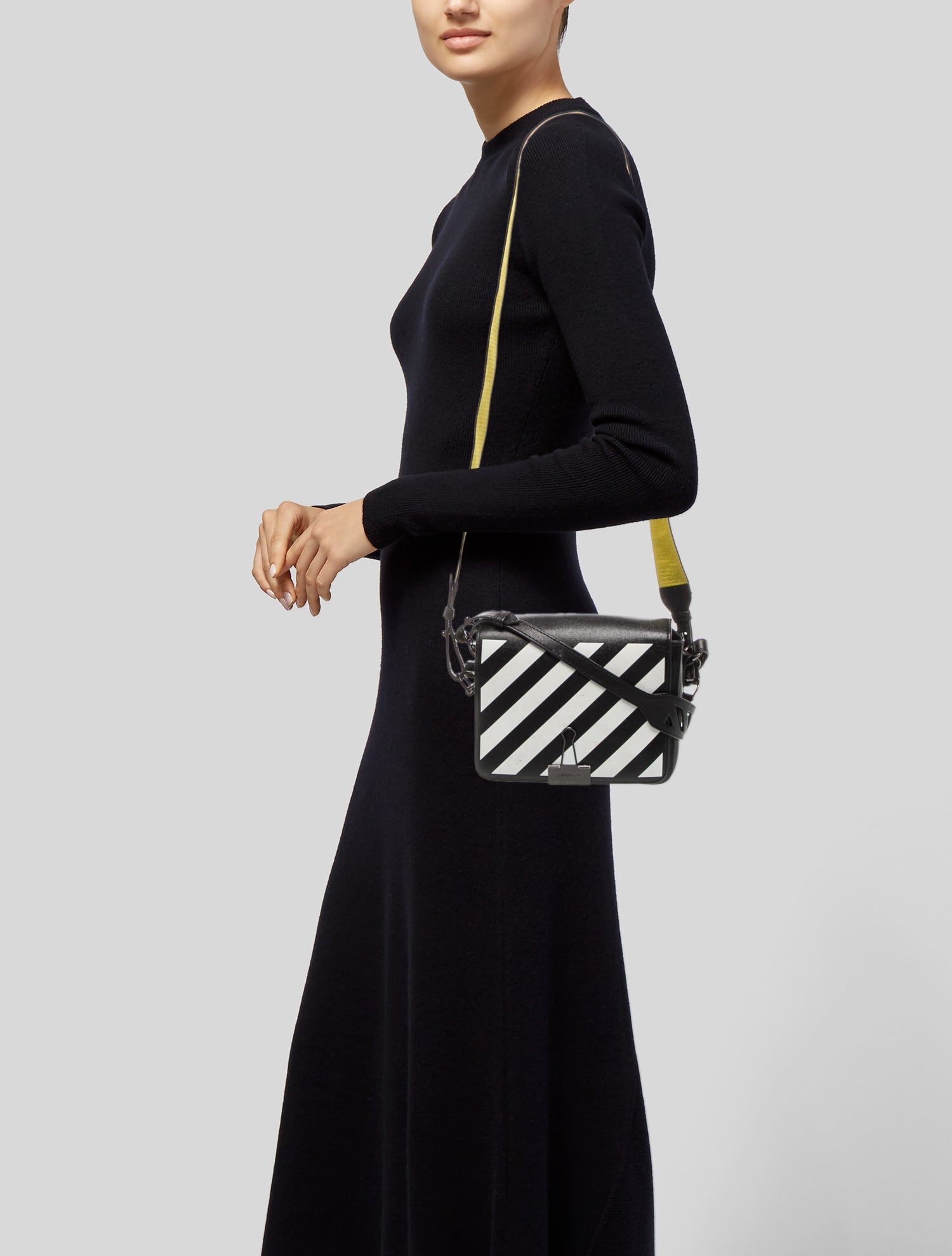 Off-White Signature Diagonal Binder Clip Mini