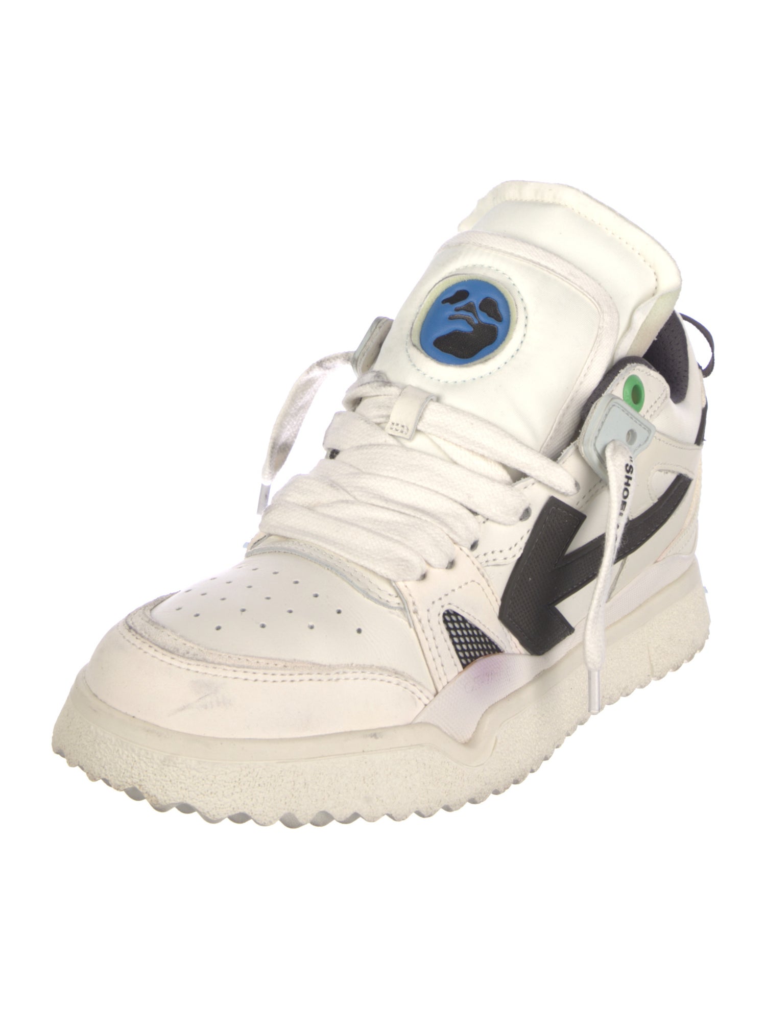 Off-White Leather Sneakers