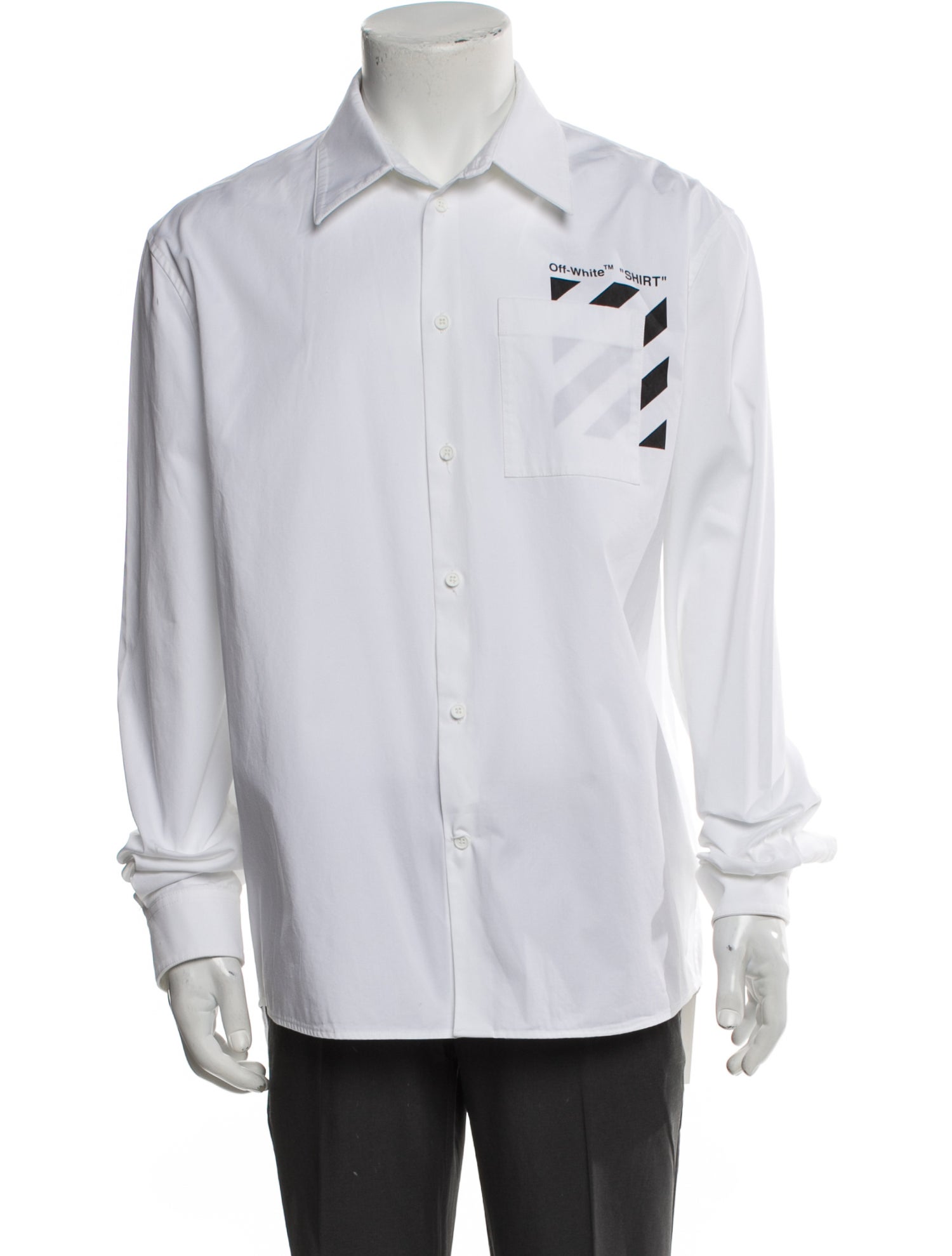 Off-White 2022 Graphic Print Dress Shirt