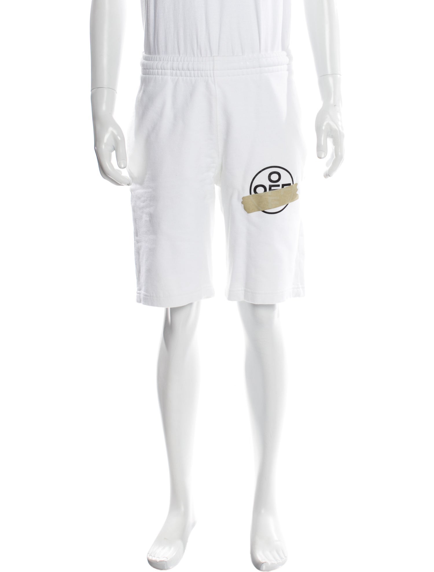 Off-White Tape Diagonals Athletic Shorts