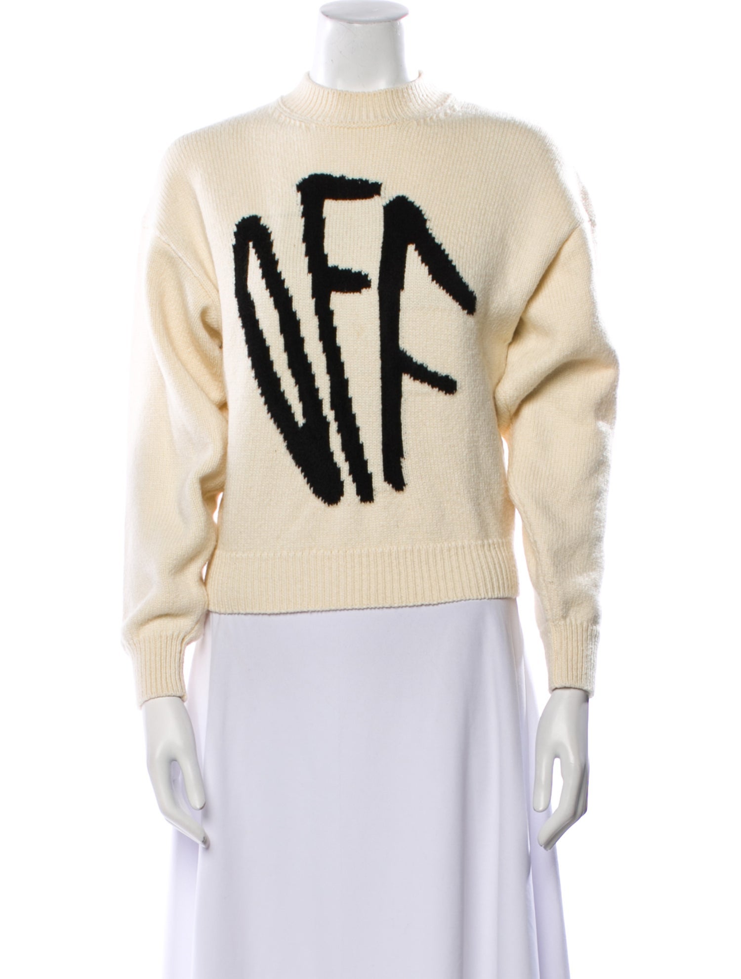Off-White 2020 Off-White c/o Virgil Abloh 2020 Intarsia Graffiti Sweater Sweater