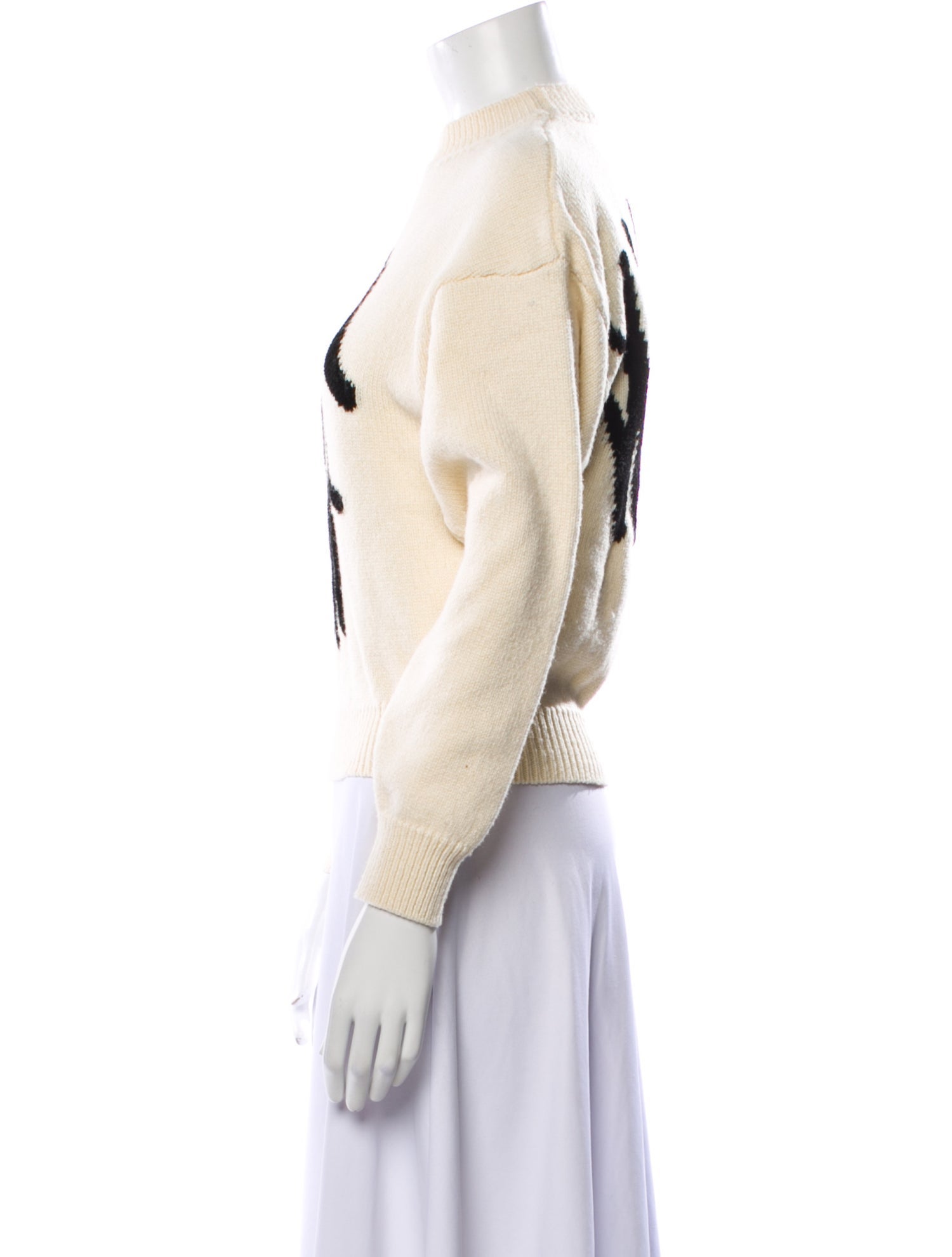 Off-White 2020 Off-White c/o Virgil Abloh 2020 Intarsia Graffiti Sweater Sweater