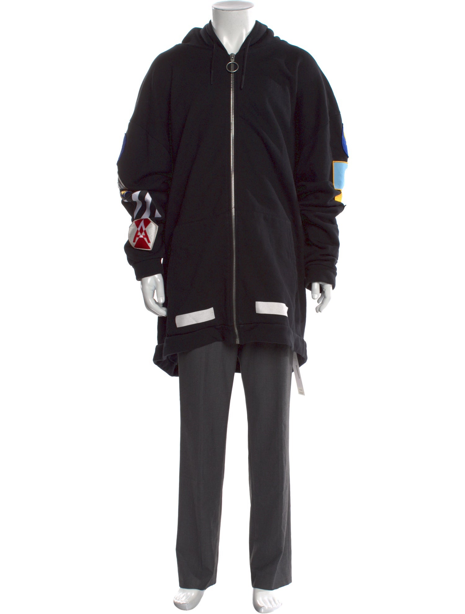 Off-White Diagonals Graphic Print Hoodie