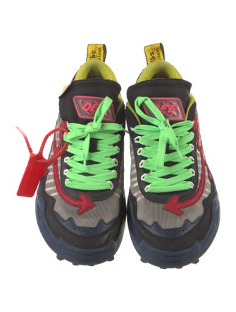 Off-White Mesh Printed Athletic Sneakers