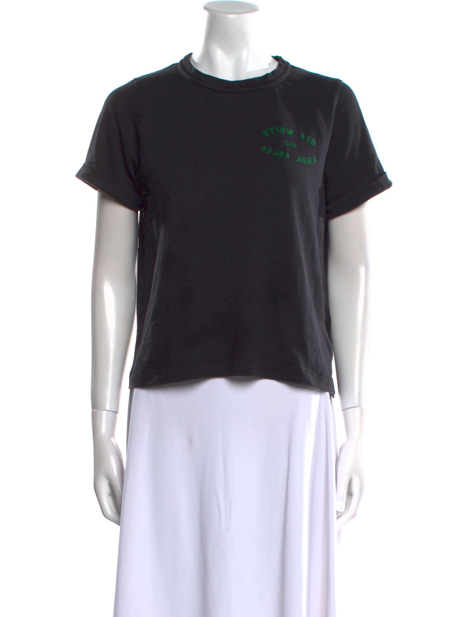 Off-White Crew Neck Short Sleeve T-Shirt