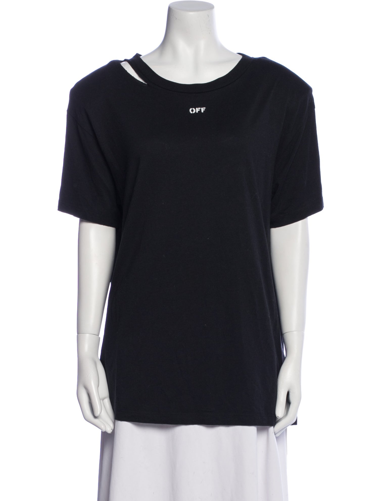 Off-White 2018 Scoop Neck T-Shirt