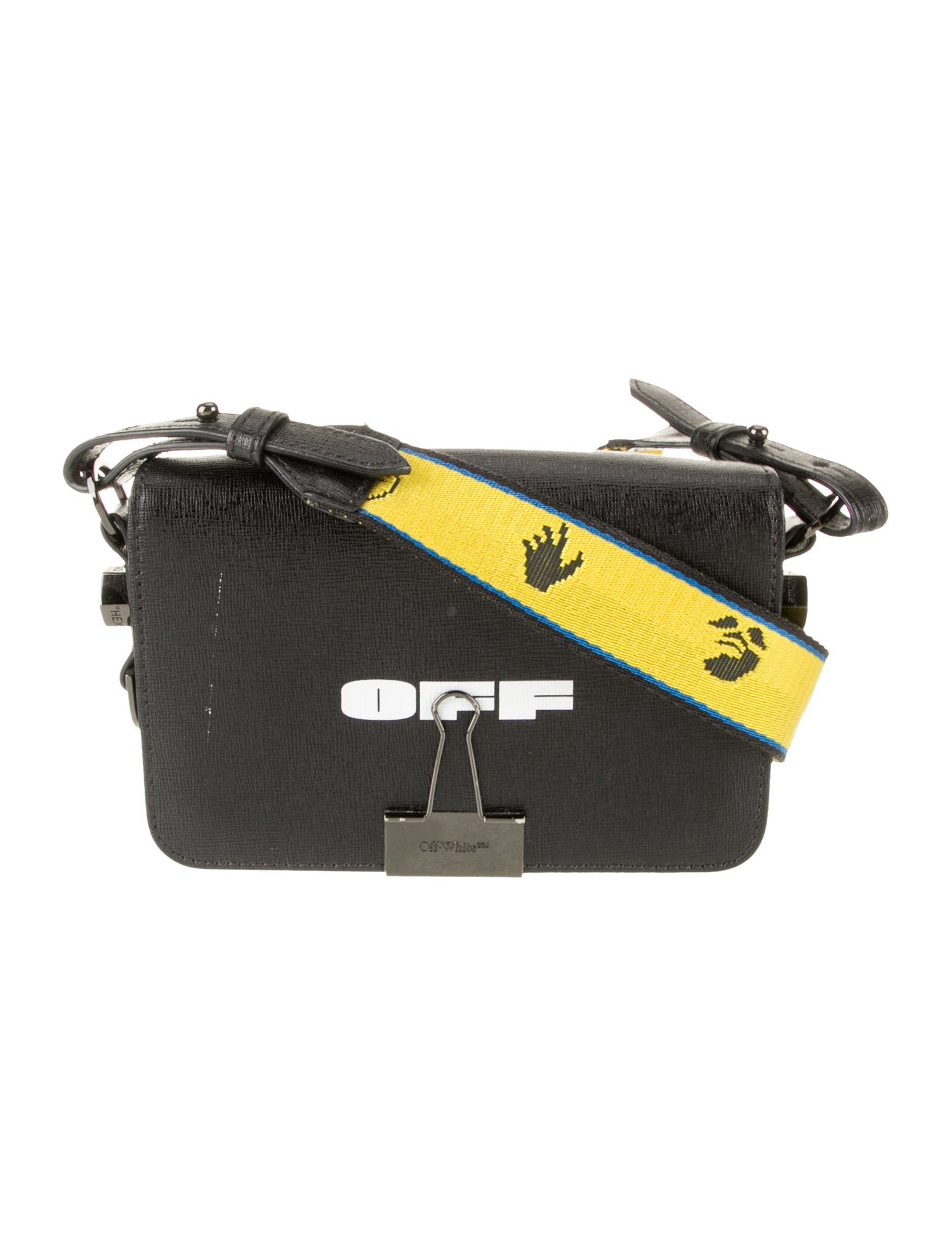 Off-White Leather Logo Industrial