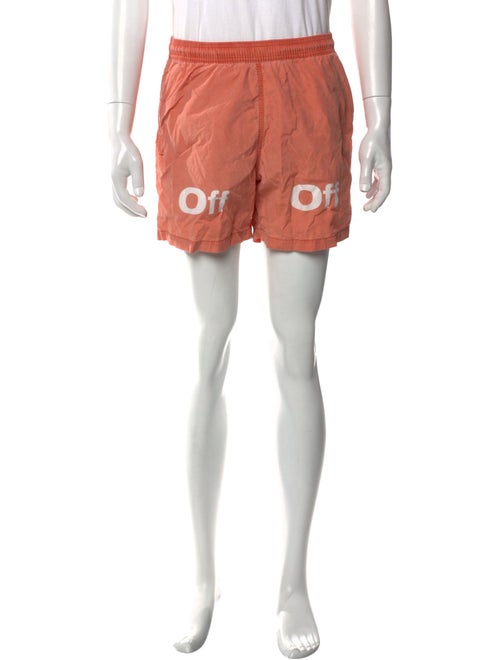 Off-White 2022 Bounce Off Sunset Swim Trunks