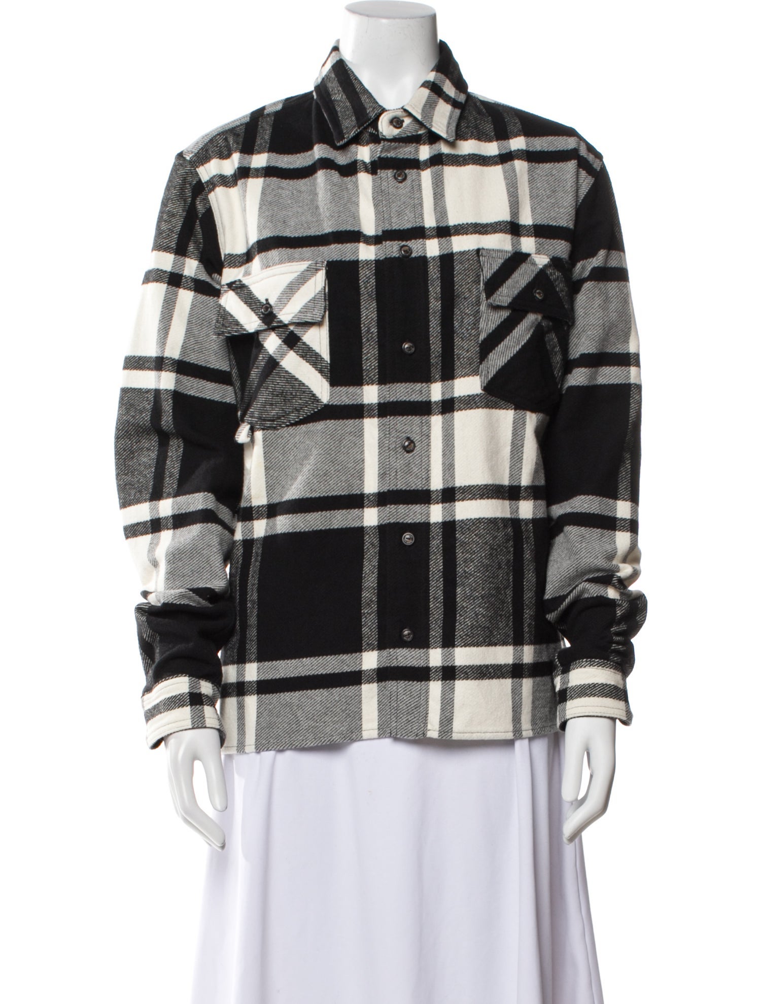 Off-White 2019 Plaid Print Shirt