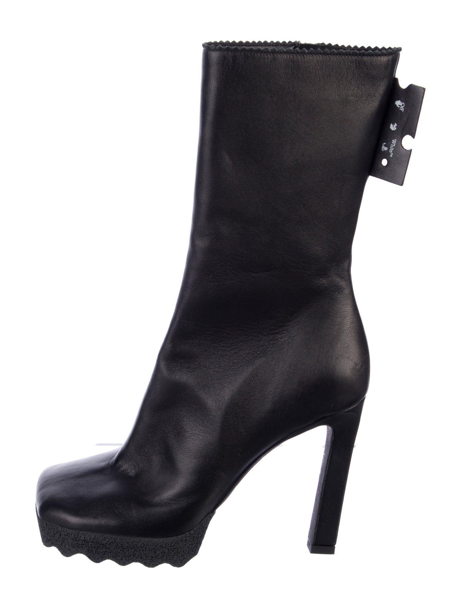 Off-White Sponge Leather Boots