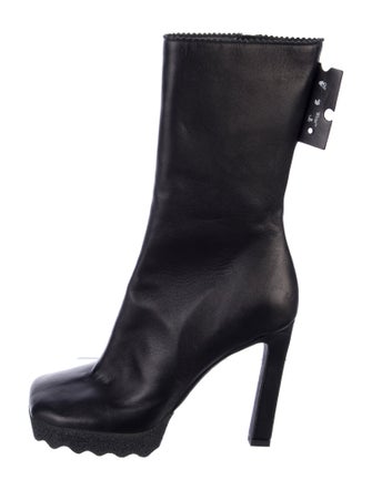 Off-White Sponge Leather Boots