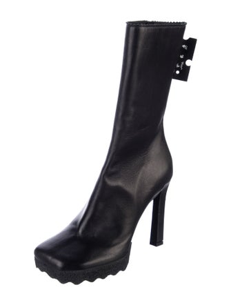 Off-White Sponge Leather Boots