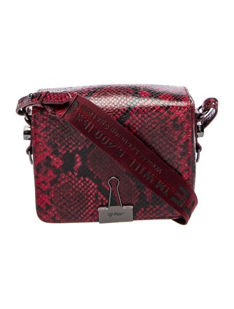 Off-White Leather Messenger Bag