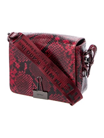 Off-White Leather Messenger Bag