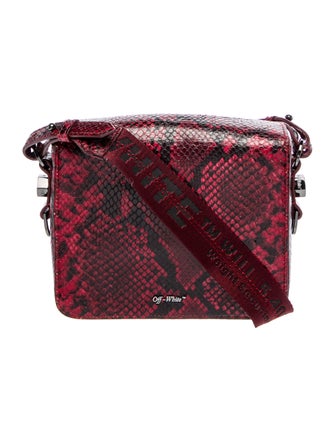Off-White Leather Messenger Bag