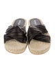 Off-White 2023 Diagonal Lea Crisscross 'Black' Espadrilles