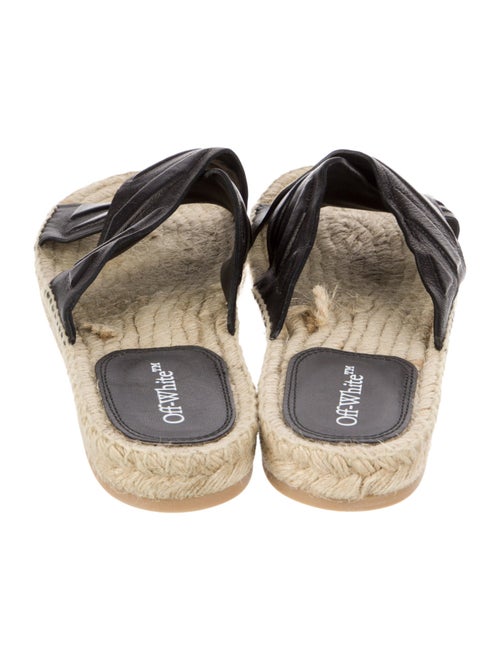 Off-White 2023 Diagonal Lea Crisscross 'Black' Espadrilles