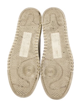 Off-White Glitter Printed Sneakers