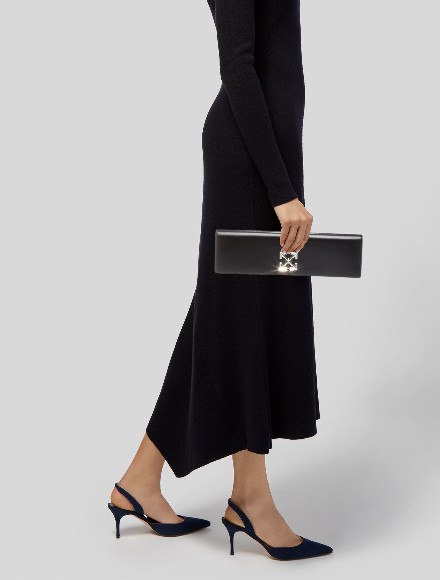 Off-White Leather Jitney