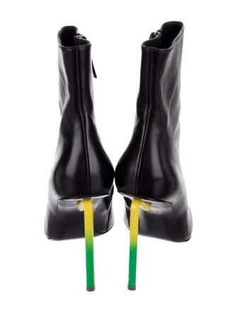 Off-White Leather Boots