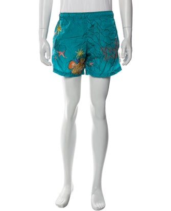 Off-White 2020 Printed Swim Trunks