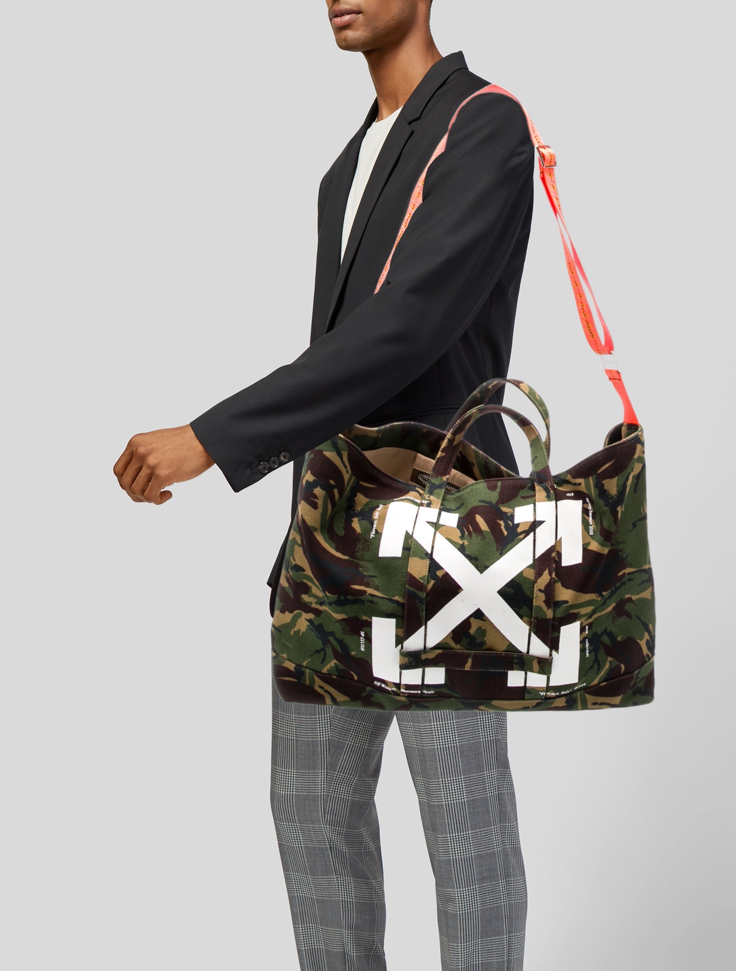Off-White Canvas Weekender Bag