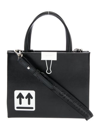 Off-White Leather Box Bag
