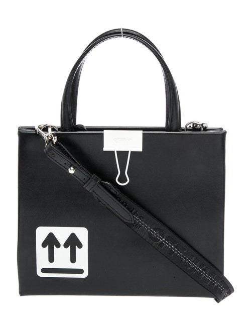 Off-White Leather Box Bag