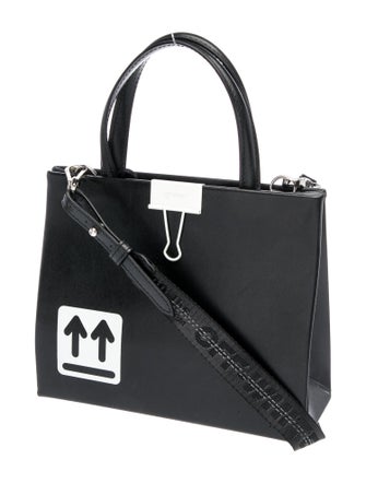 Off-White Leather Box Bag