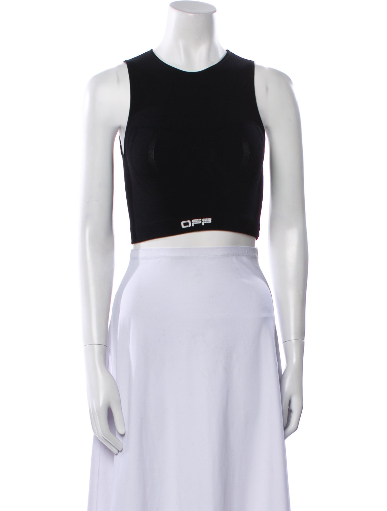 Off-White 2020 Crew Neck Crop Top