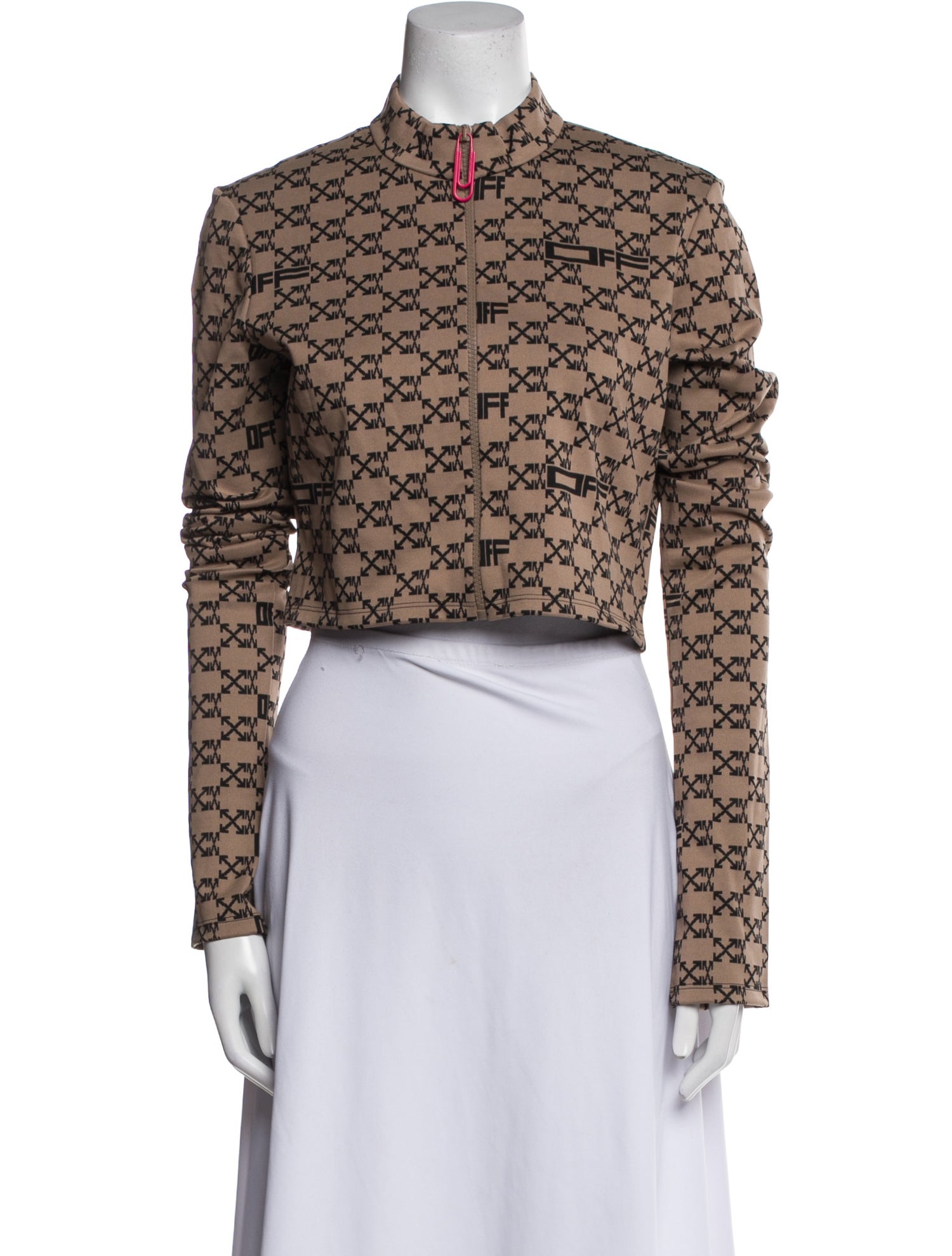 Off-White 2022 Printed Bolero w/ Tags