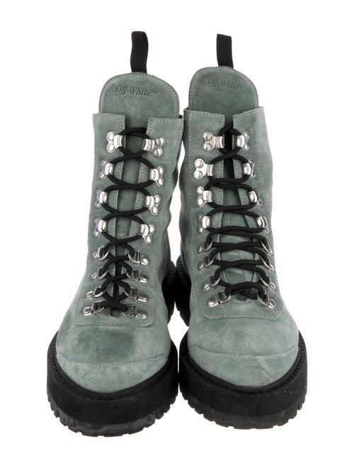 Off-White Combat Suede Hiking Boots