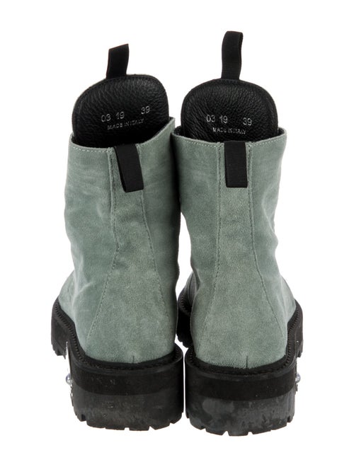 Off-White Combat Suede Hiking Boots
