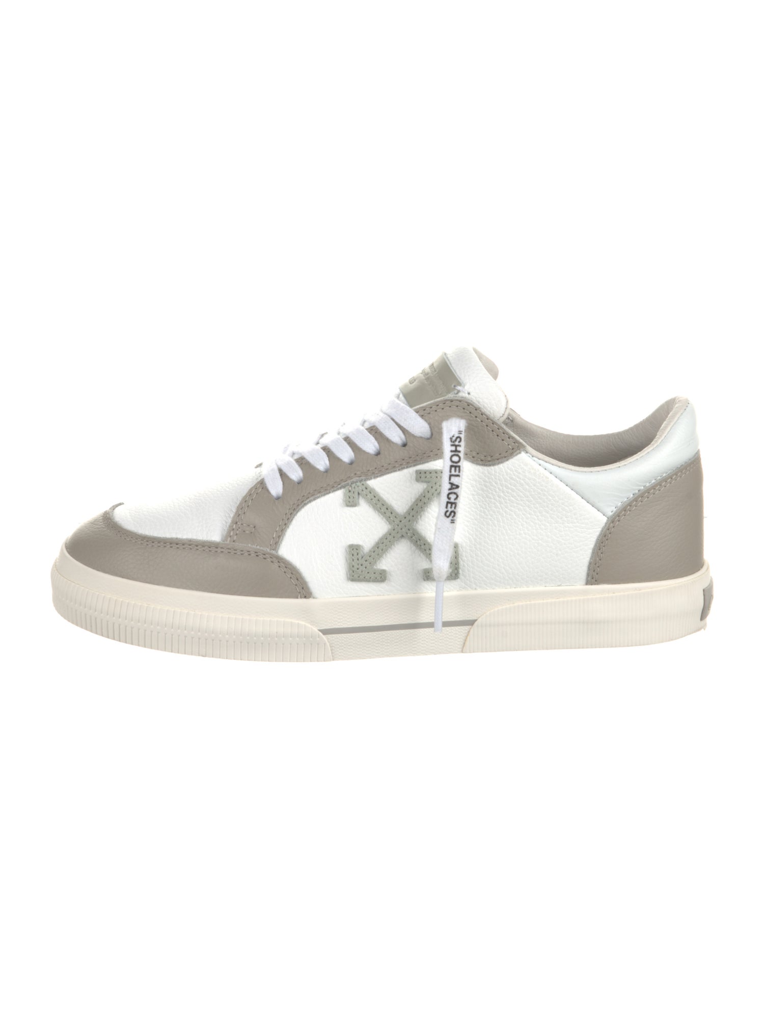 Off-White New Vulcanized 'White Sage' Sneakers