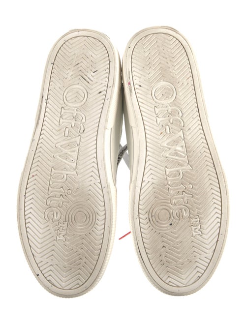 Off-White New Vulcanized 'White Sage' Sneakers