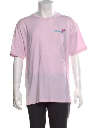 Off-White Graphic Print Crew Neck T-Shirt